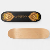 Skateboard Vintag Elegant Lion King Crown (Horizontal)