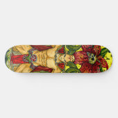 Skateboard Vintag Yellow Mystic Warrior (Horizontal)