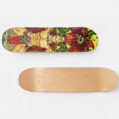 Skateboard Vintag Yellow Mystic Warrior (Horizontal)