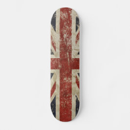 Skateboard - Vintage Flag-Flagge der ausgeblendete