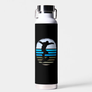 Skateboard Vintage Retro Trinkflasche