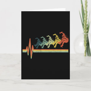 Skateboard Vintage Skate Retro Liebe Skateboarding Karte