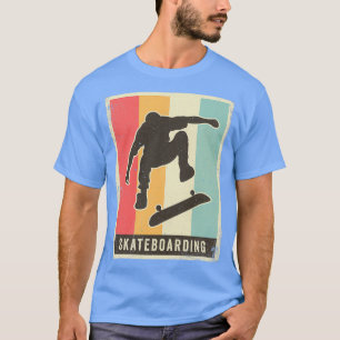 Skateboard Vintager Retro-Sport T-Shirt
