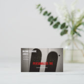 Skateboard-Visitenkarte (personifizieren Sie) Visitenkarte (Stehend Vorderseite)