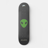 Skateboard von Flying Saucer & Green Alien (Vorderseite)