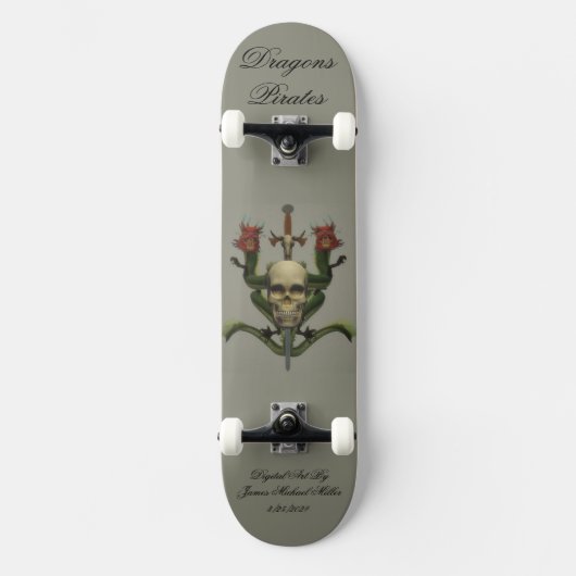 Skateboard von James Michael Miller 3/25/2024 (Vorderseite)