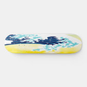 Skateboard WAVES YELLOW SUNSHINE (Horizontal)