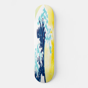 Skateboard WAVES YELLOW SUNSHINE