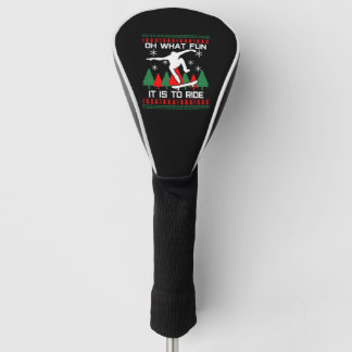 Skateboard Weihnachten Golf Headcover