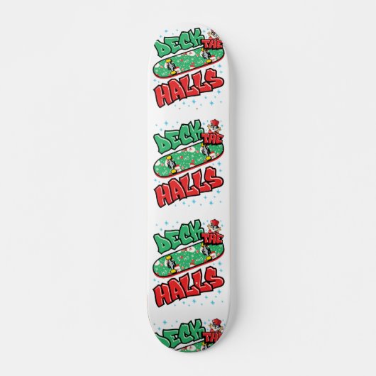 Skateboard Weihnachten Skateboard Deck die Hallen (Vorne)