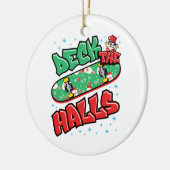 Skateboard Weihnachten Skateboard Deck die Hallen Keramik Ornament (Links)