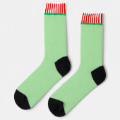 Skateboard Weihnachtsfeiertag Socken (Linkes Detail)
