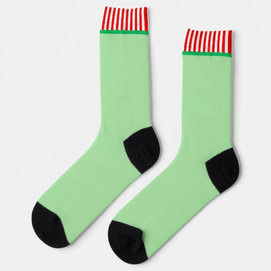 Skateboard Weihnachtsfeiertag Socken (Linkes Detail)