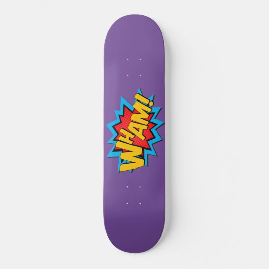 Skateboard - Wham! Lila (Vorderseite)