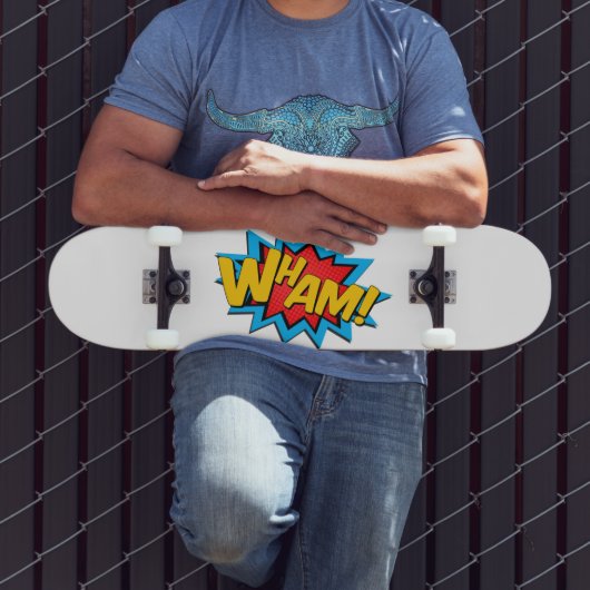 Skateboard - Wham! Weiß (Außenbereich 3)