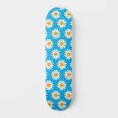 Skateboard "White Daisy Blume" (Vorderseite)