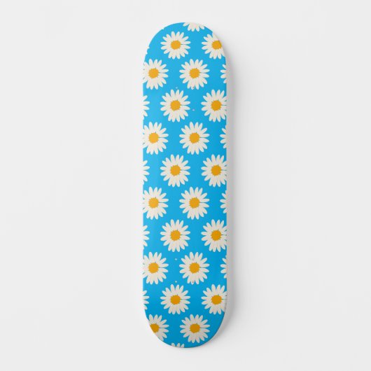 Skateboard "White Daisy Blume" (Vorderseite)