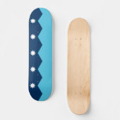 Skateboard with flag of Minnesota, USA (Vorderseite)