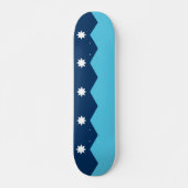 Skateboard with flag of Minnesota, USA (Vorne)
