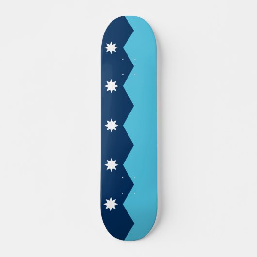 Skateboard with flag of Minnesota, USA (Vorne)