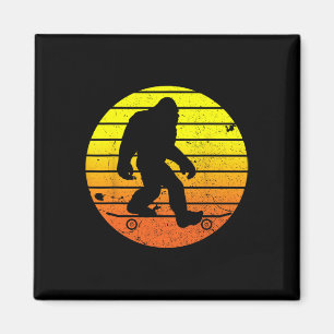 Skateboard Yeti T-Shirt Lustiges Skateboarder-Gesc Magnet
