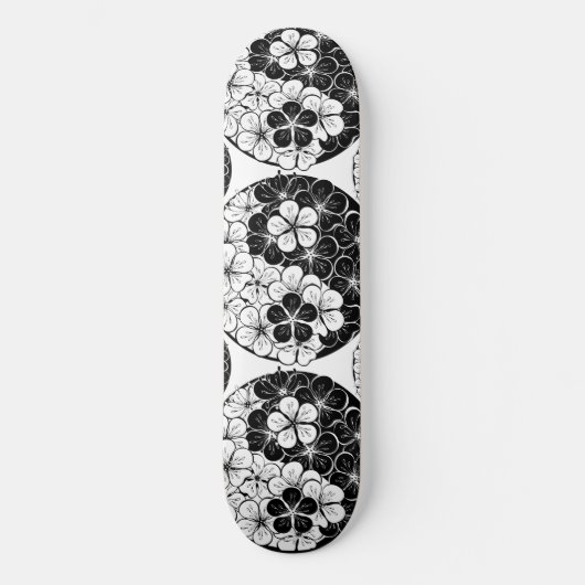 Skateboard yin yang 2 (Vorderseite)