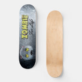 Skateboard Zombiemoji (Vorderseite)
