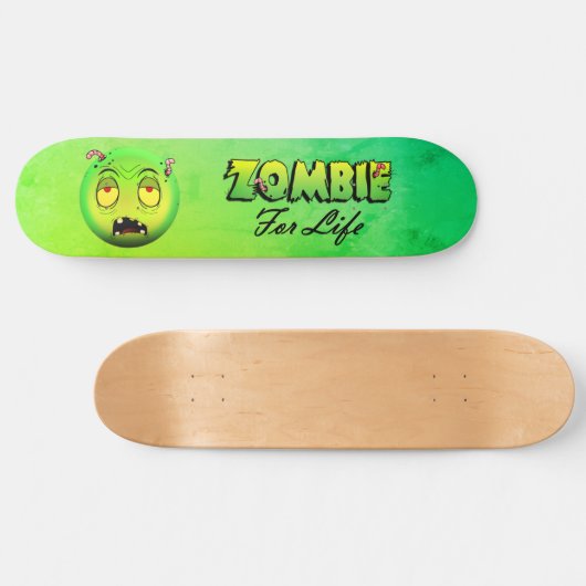 Skateboard Zombiemoji (Horizontal)