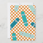 Skateboard - Zwei Krasse Einladung zum Geburtstag (Rückseite)