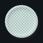 Skateboard zwei krasse Teller zum zweiten Geburtst<br><div class="desc">Skateboard Zwei Krasse 2. Geburtstag Party Teller mit blauem Karo.</div>