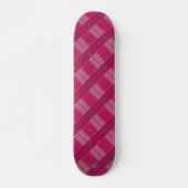 Skateboard Zwei Tone Kariert Pink HAMbWG (Vorne)