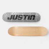 Skateboarddeck aus personalisiertem Stahlblech (Horizontal)