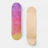 Skateboarddeck für Regenbogen-Gefärbte Krawatte (Vorderseite)