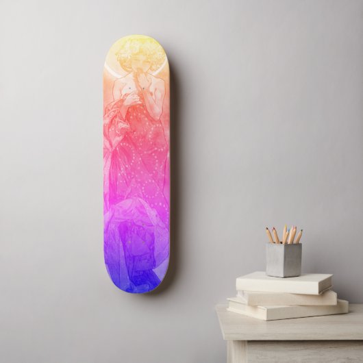 Skateboarddecke, Regenbogenhalle Skateboard (Wandkunst)