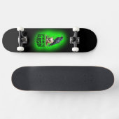 Skateboarddesign auf der Dunkelside-Skulptur Skateboard (Horizontal)