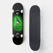 Skateboarddesign auf der Dunkelside-Skulptur Skateboard (Vorderseite)