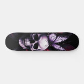 Skateboarddesign für Gothic Skull Butterfly Skateboard (Horizontal)