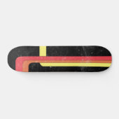 Skateboarddesign im Retro-Stil der 70er Jahre Skateboard (Horizontal)