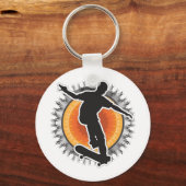 Skateboarddesign Schlüsselanhänger (Vorderseite)