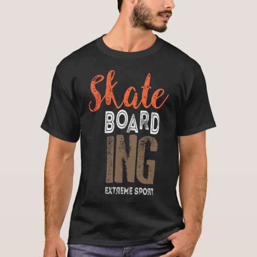 Skateboarddesign T-Shirt (Vorderseite)
