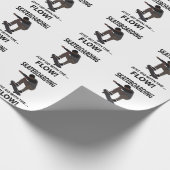 Skateboarden gehen einfach mit dem Flow-Skateboard Geschenkpapier (Ecke)