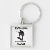 Skateboarden gehen einfach mit dem Flow-Skateboard Schlüsselanhänger (Vorne)