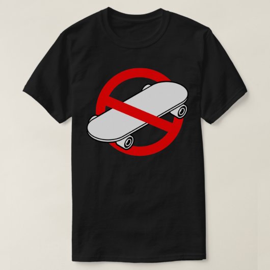 Skateboarden ist ein Verbrechen 16 T-Shirt (Design vorne)