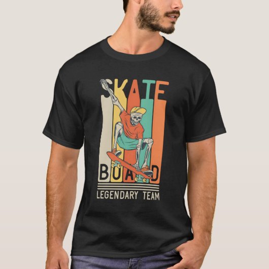 Skateboarden ist kein krimineller Skateboarder-Ska T-Shirt (Vorderseite)