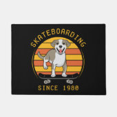Skateboarden seit 1980 fußmatte (Vorderseite)