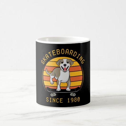 Skateboarden seit 1980 kaffeetasse (Mittel)
