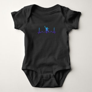 Skateboarden Skate Funny Skater Geschenk Baby Strampler