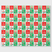 Skateboarden Skater Weihnachtsgeschenk Geschenkpapier (Flach)
