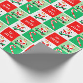 Skateboarden Skater Weihnachtsgeschenk Geschenkpapier (Ecke)