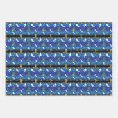 Skateboarden Weihnachtsbaum Skateboarder Geschenkpapier Set (Vorderseite 2)